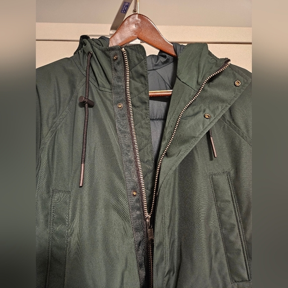 Everlane Parka Dark Green Large - Picture 2 of 4